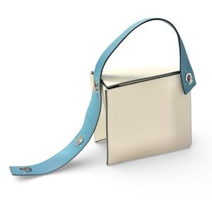 Danse Lente Zoe Leather Box Adjustable Shoulder Hand Bag Mini Purse Structured